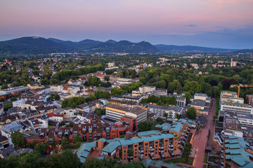 Wall Mural - Blick auf Bad Godesberg und das Siebengebirge