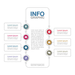 Vector infographic template for diagram, graph, presentation, chart, business concept with 7 options.