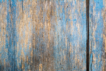 Wall Mural - Vintage blue wood background texture. Blue abstract background.