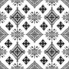 Wall Mural - Ethnic tribal art seamless pattern