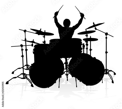 Musician Drummer Silhouette