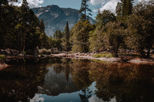  Eastern Sierra Mountains, California, USA: Mirror Lake In Yosemite National Park