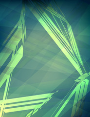 Poster - Abstract pattern with triangle. Vector graphic background