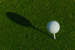 © sergiymolchenko - Golf ball on the green course. Close up. Top view. Sport, relax, recreation and leisure concept