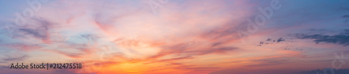Fotografía Colorful sunset twilight sky