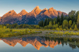 Fototapeta Natura - Grant Teton Mountain Range