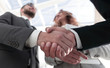 © ASDF - Photo of handshake of two happy businessmen