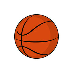 Wall Mural - Isolated basketball ball icon