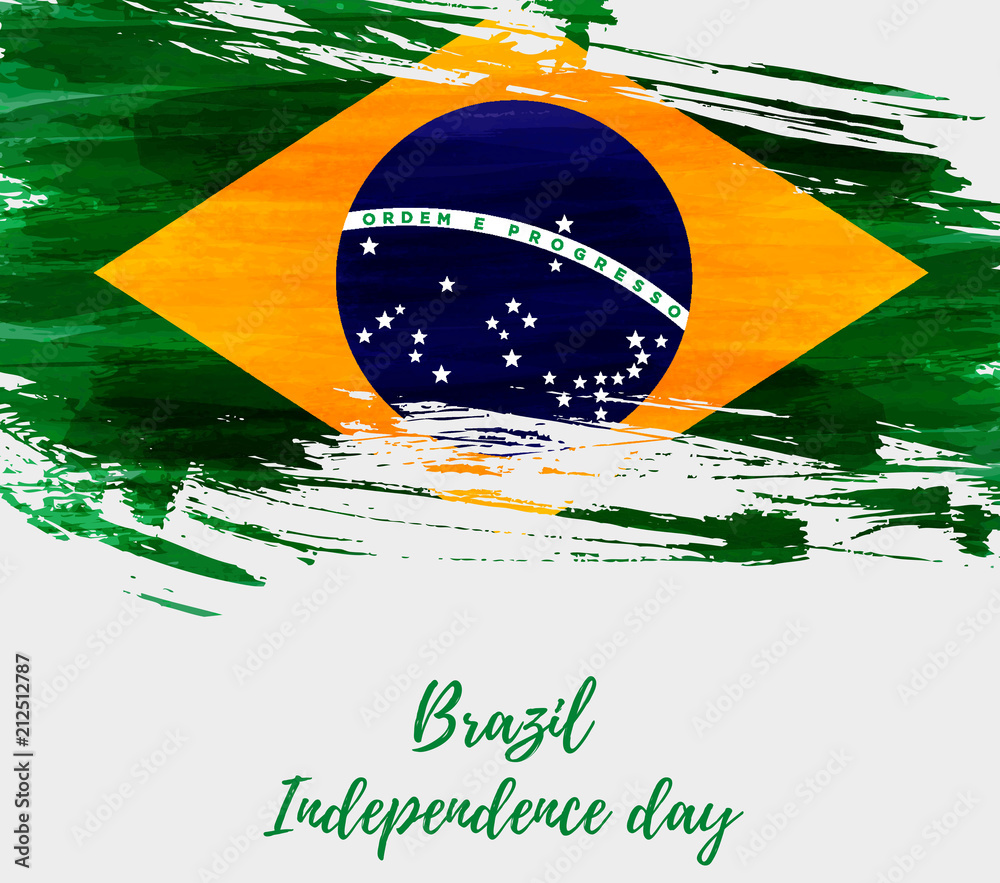 Brazil Independence day - obrazy, fototapety, plakaty 