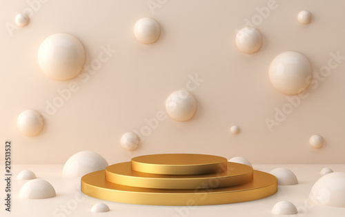 scena-z-formami-geometrycznymi-model-plakatu-minimalne-tlo-render