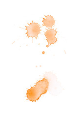 Poster - Watercolor drop stain isolated