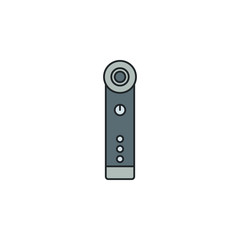 Poster - hand video camera icon. Element of technology icon for mobile concept and web apps. Field outline hand video camera icon can be used for web and mobile. Premium icon