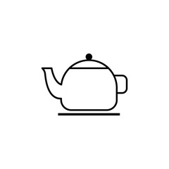 Poster - teapot for welding icon. Element of kitchen appliances icon for mobile concept and web apps. Thin line teapot for welding icon can be used for web and mobile. Premium icon