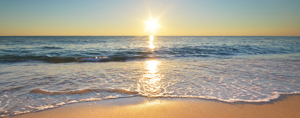 Wall Mural - beautiful summer beach shore