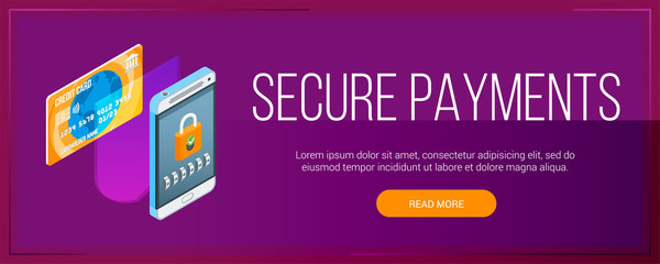 Poster - Secure payments banner