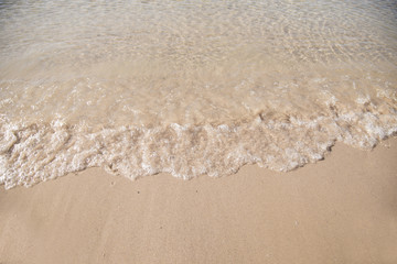 Poster - Soft waves on sandy beach