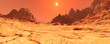 © photosvac - 3D Rendering Planet Mars Lanscape