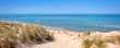 Panorama of the dune and the beach of Lacanau, atlantic ocean, France