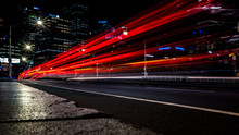 Road At Night Free Stock Photo - Public Domain Pictures