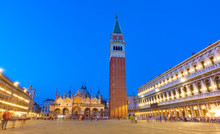 The Saint Mark's Square In Venice