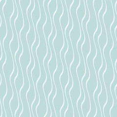 Poster - Seamless pattern with wavy lines. Vector illustration.