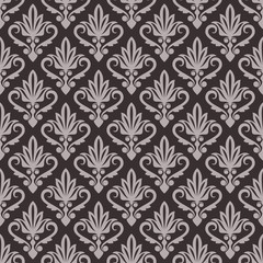 Wall Mural - Seamless vintage damask wallpaper pattern