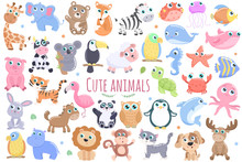 Cute Animals Set.