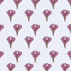 Poster - flowers pattern design