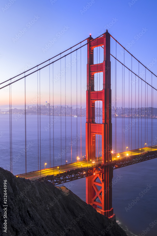 Photo Art Print Golden Gate North Tower San Francisco