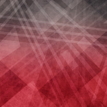 Red And Black Abstract Background With Stripes And Angled Shapes In Random Artsy Geometric Pattern