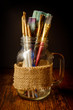 © Ezume Images - Old Artist Paintbrushes