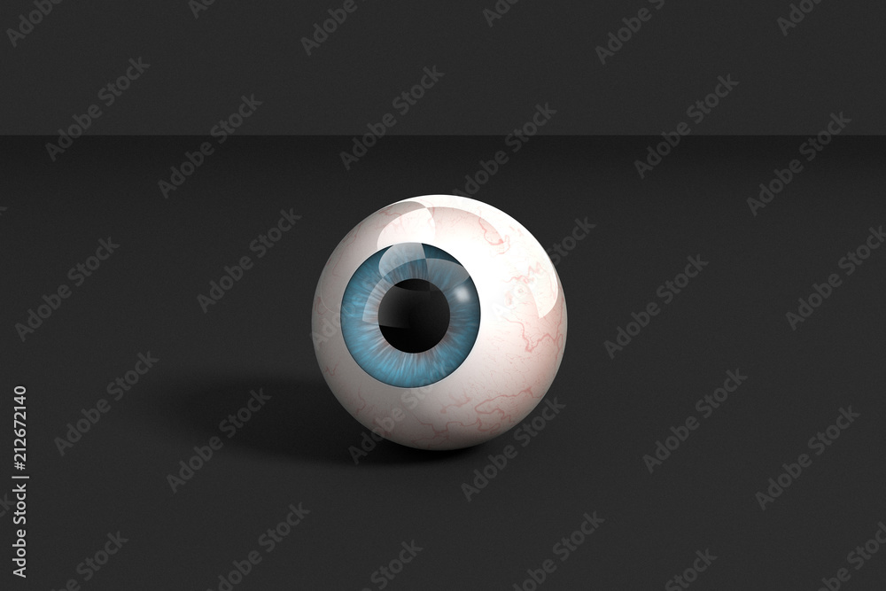 3d rendering, realistic human eye model Stock Illustration | Adobe Stock