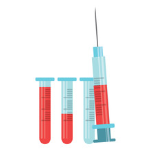 Plastic Syringe And Test Tubes Free Stock Photo - Public Domain Pictures