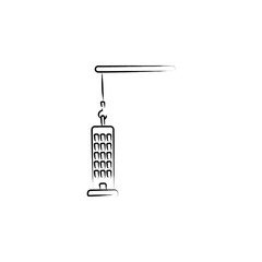 Poster - building construction icon. Element of idea icon for mobile concept and web apps. Sketch style building construction icon can be used for web and mobile. Premium icon