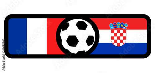 France Vs Croatia Flags Buy This Stock Vector And Explore