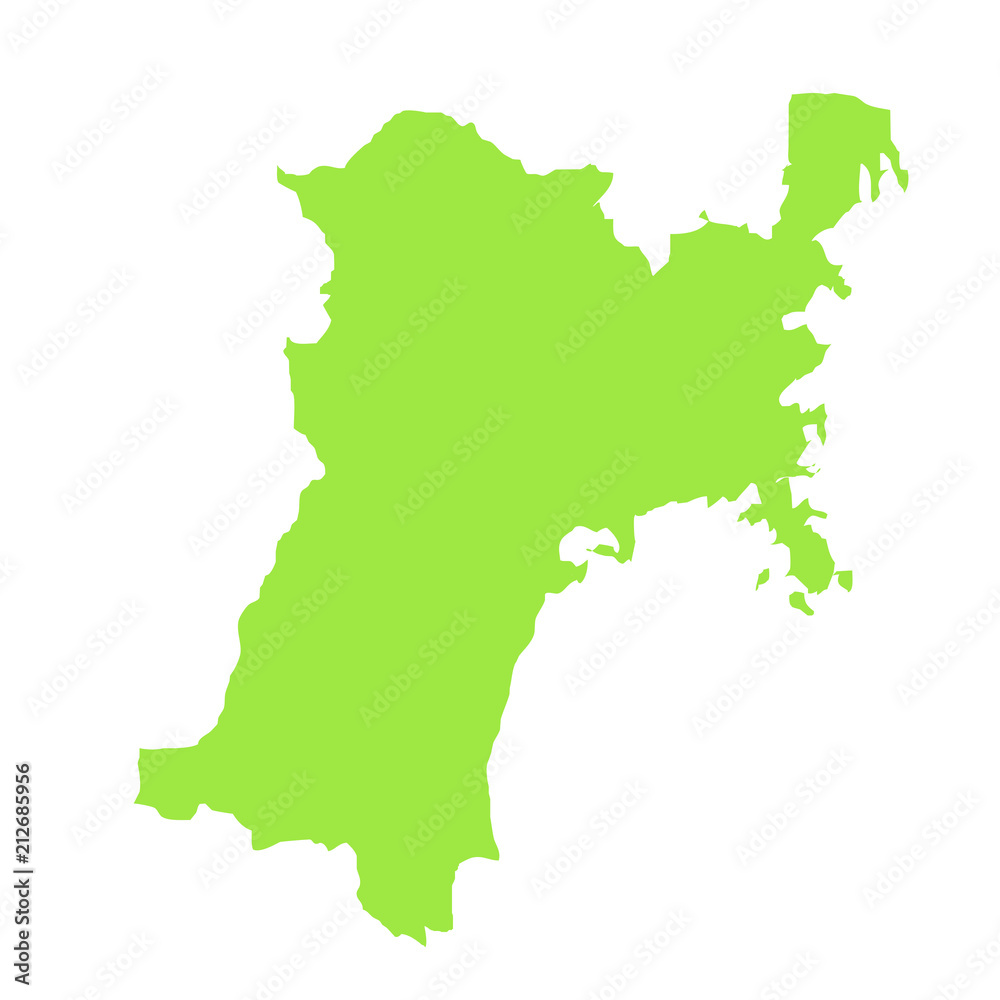 宮城県 宮城県地図 東北地方 日本地図 地図 Mapy Fototapety