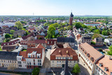 Fototapeta Do pokoju - Landscape view from a church tower in Burg / Germany.