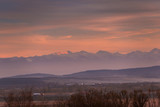 Fototapeta Krajobraz - Sunset in november