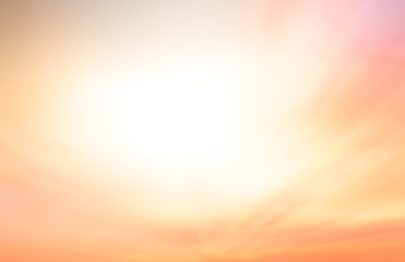 Wall Mural - background of colorful sky concept: dramatic sunset with twilight color sky and clouds