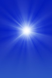 Fototapeta Niebo - 青空と太陽