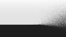 Black And White Background Dust Explosion, Vector Illustration