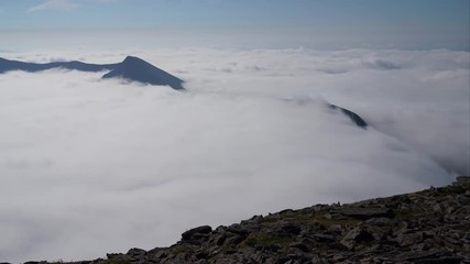 Wall Mural - Irish mountains view from Carrauntoohil