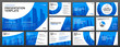Business powerpoint presentation design templates set. Use for keynote presentation background, brochure design, website slider, corporate report, company profile, facebook banner.