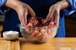 Mixing Ground Meat