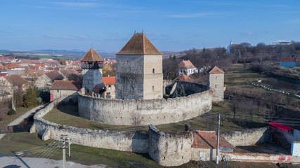 Canvas Print - The Calnic fortress. Transylvania, Romania