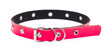 © cloud7days - red leather dog collar isolated on white background