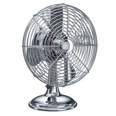 Poster - retro table fan, 3d rendering