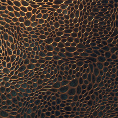 Aufkleber - Voronoi abstract pattern background. 3d rendering