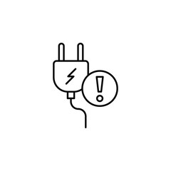 Aufkleber - fork sign icon. Element of automation icon for mobile concept and web apps. Thin line fork sign icon can be used for web and mobile. Premium icon