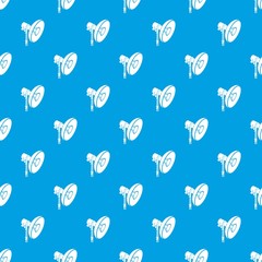 Poster - Professional studio light pattern vector seamless blue repeat for any use